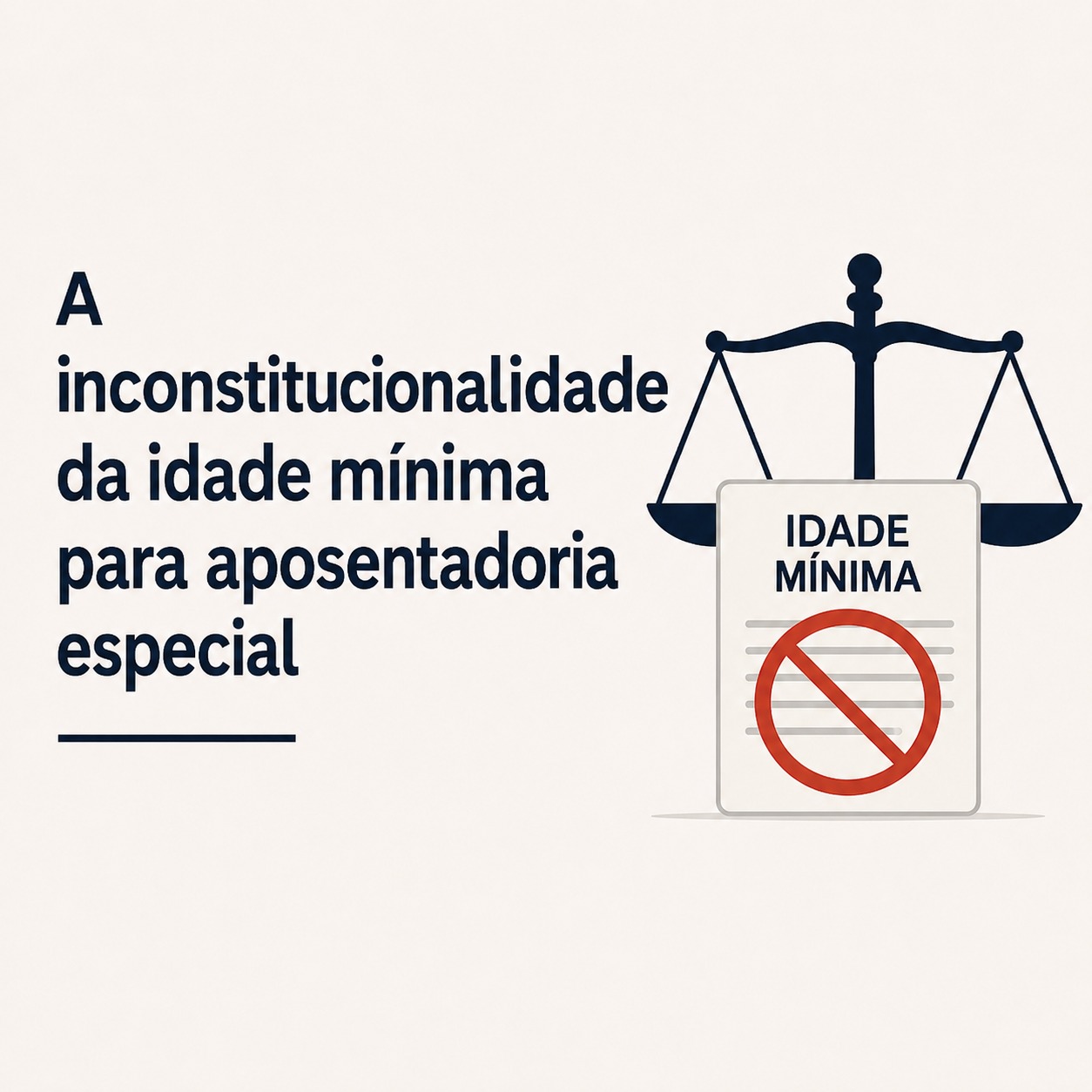 A inconstitucionalidade da idade mínima para aposentadoria especial
